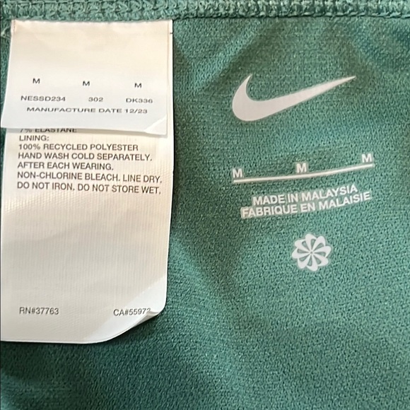 Nike Green Ribbed Bikini Set - Picture 5 of 5